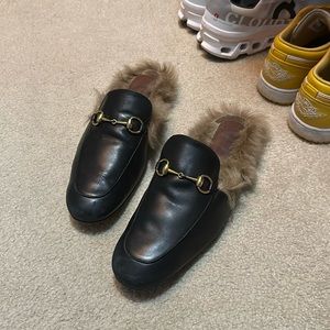 Gucci Princetown loafers size 10